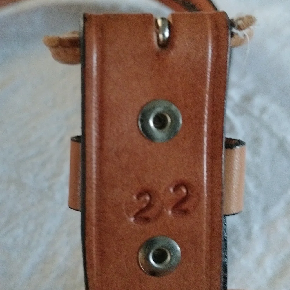 Leather belt